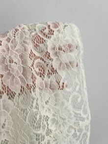 Elamini Sexy Casual Tie-Up Design Open Slit Waist Shirt For Women - Apricot - View 3