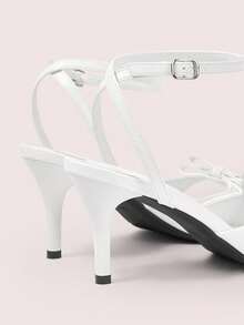 CUCCOO DOLLMOD Sandalias de tacón para mujer - Blanco - Ver 10