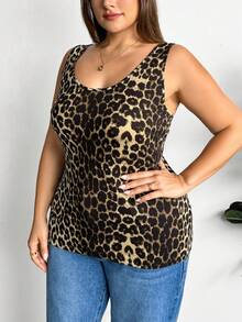 SHEIN Essnce 3件套加大码女式休闲圆领背心 - 彩色 - 查看 8