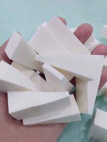 美甲渐变海绵工具 - 20个迷你多功能化妆海绵，用于打造渐变和淡化效果，美甲配件 - 白色 - 查看 9
