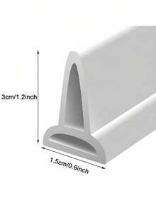 1 miếng dán tự dính linh hoạt dài 2 mét dùng cho nhà bếp, phòng tắm, chống thấm nước, bịt kín khe hở cửa, vòi sen, ngăn rò rỉ. - trắng - Xem 3