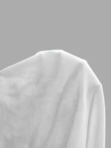 GlowEve 女士时尚字母拼接修身吊带背心，夏季 - 白色 - 查看 6