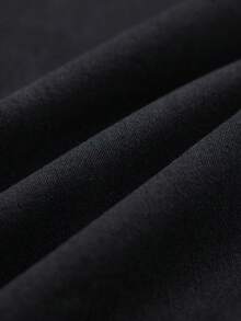 GlowEve Women's Casual Washed Denim Flare Pants - Black - View 10