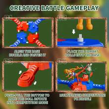 MINKOJA Tung Tung Sahur Battle Game Set Supports Two-Player Or Four-Player Competitive Matches Enhances Children's Reaction Speed And Strategic Thinking An Interactive Educational Game For Boys And Girls Aged 3 And Up The Top Choice For Holiday Gifts And Birthday Presents - Multicolor - View 7