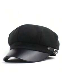 Arave 1 cái Phụ nữ khóa trang trí mũ lưỡi trai Baker - màu đen - Xem 5