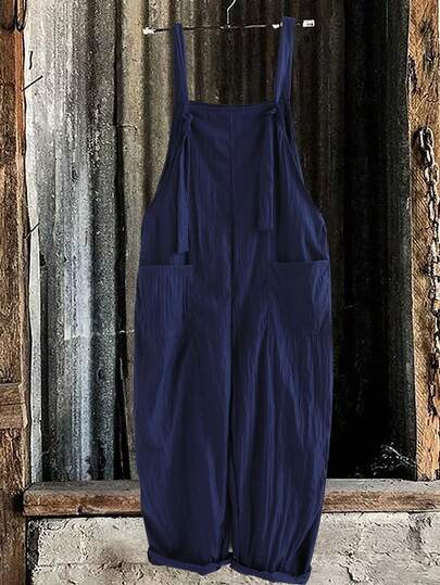 Linhara Plus Size Loose Casual Summer Holiday Party Carnival Jumpsuit