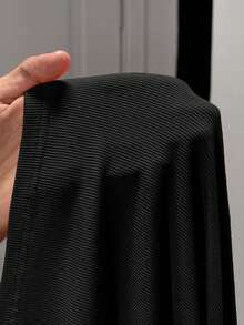 Slaydiva Đầm ngắn mùa hè gợi cảm ôm sát, xếp ly, buộc dây, khoét eo, đầm cắt xẻ, đầm nữ, đầm ôm sát cơ thể, đầm đen. - màu đen - Xem 7