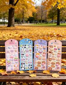 POKOJA LAND 3D Soft Cute Children's Cartoon Stickers Squeeze Animals Adorable Stereo Bubble Decals, A Great Gift For Kids, Girlfriends, For Notebook Decoration, And DIY Crafts. - Multicolor - View 5
