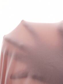 MaterniChic Maternity Clothes Maternity  Dress Summer Pregnant Clothes Pink Maternity Dress Highly Elastic Elegant Irregular Hem, Ribbons - Apricot - View 7