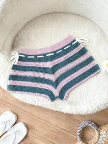 GlowEve Women's Elegant Drawstring Sweater Pants, Spring/Summer - Multicolor - View 2