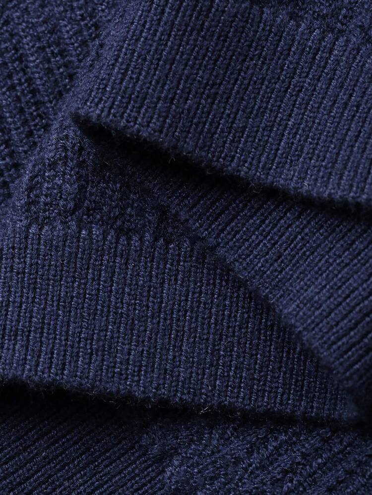 Women's Solid Color Round Neck Elegant Waist Gathering Party Knit Dress