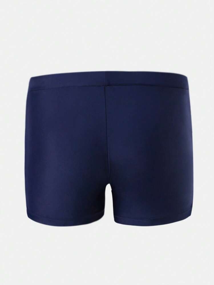 Costume da bagno blu navy con coulisse