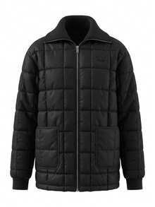 Essentials Women's Quilted Jacket Black - Black - View 1