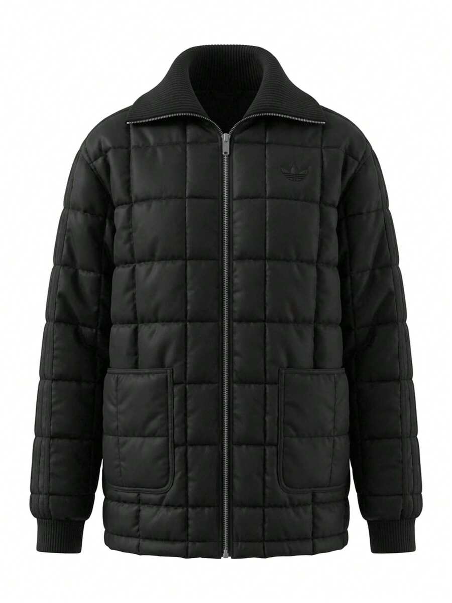 Essentials Women's Quilted Jacket Black - Black - View 1