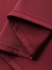 Dazy Kids Tween Girls V-Neck Short Sleeve Shirt Summer - Burgundy - View 7