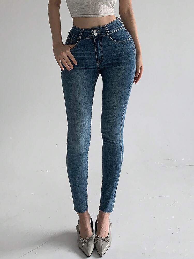Skinny Distressed Slim Fit Women Jeans