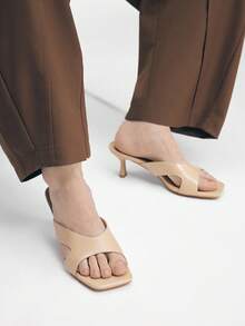 Mnmlis Women Heeled Sandals - Apricot - View 9
