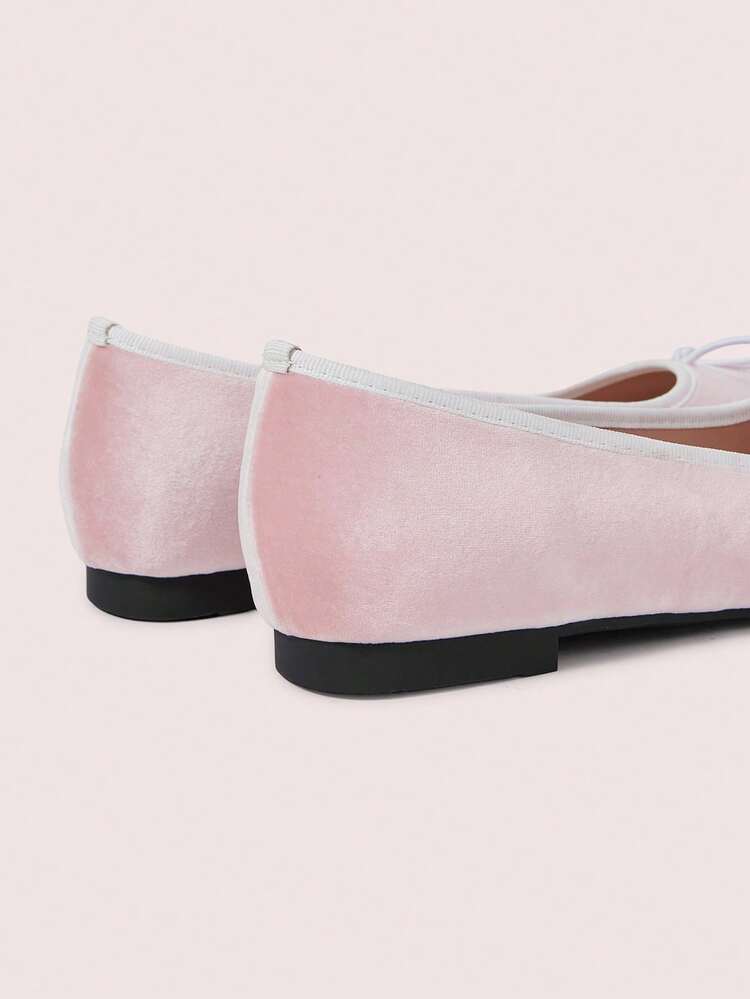 CUCCOO DOLLMOD Women Shoes Fashionable Women's Flat Shoes Comfortable Casual Versatile Holiday Dating Elegant Wear Bow Decoration Design, College Style Wear, Commuting Daily, Dating Out Of The Street, Sweet And Cool Style Women's Shoes