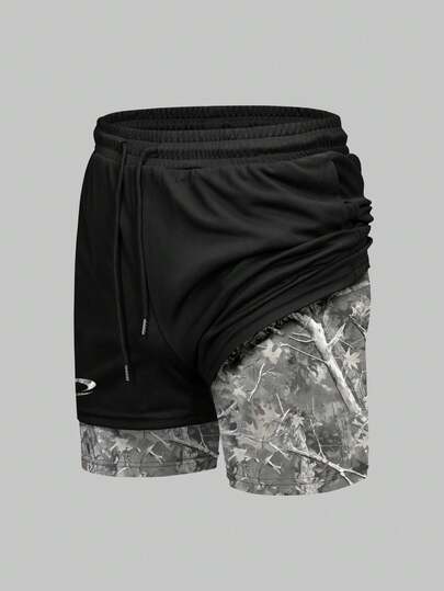 Sport MetroGents Men's Drawstring Waist Casual Versatile Daily & Sports Shorts