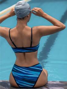 Swim Nautrix 2026 New Spring/Summer Women 2pcs Swimwear Set, Random Floral Print, Beach Casual Holiday Elegant Swimwear - Multicolor - View 2