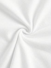 Women's Round Neck Letter Print Casual Versatile Daily Wear Short Sleeve T-Shirt - White - View 4