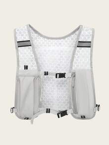 1PC Running Hydration Pack Vest Style Lightweight Backpack Breathable Mesh Material Water Bladder Compatible With Bottle Holder Phone Pocket For Cycling Hiking Marathon Outdoor Sports Travel Camping Festival - Multicolor - View 4