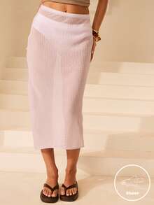 SHEIN Aralina-E 女士夏季薄纱格纹吊带裙，可爱情人节假日度假Y2K斯德哥尔摩风格 - 彩色 - 查看 8