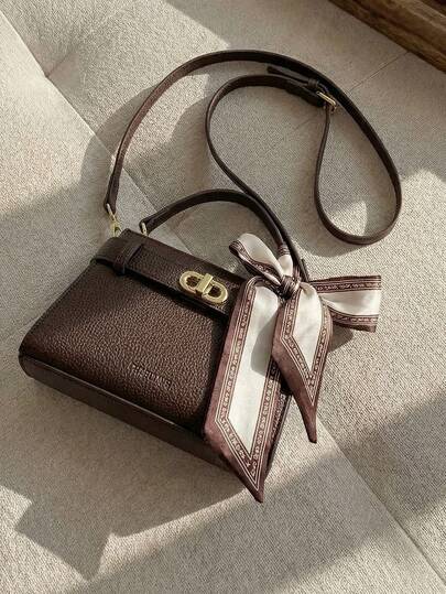 Resyla Mini Fashionable Versatile Solid Color Casual Handbag For Women