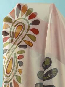 Swim Oasis 2026新款春夏女士三件套泳装，印花泳衣，短裤和裙子，优雅休闲海滩度假装 - 彩色 - 查看 10