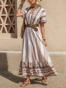 Wildy 波西米亚风休闲美式乡村西部复古印花女装日常基本款度假通勤短袖连衣裙音乐节波西米亚夏季连衣裙女装夏季连衣裙夏季服装夏季服装女装夏季度假服装女装夏季度假服装女装夏季度假服装女装夏季度假服装女装休闲连衣裙波西米亚风休闲连衣裙休闲长裙女装休闲服装 - 彩色 - 查看 8