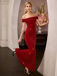 MOTF Soiréza ELEGANT RUCHED RHINESTONE EMBELLISHED FORMAL DRESS, SPRING/SUMMER - Pink - View 8
