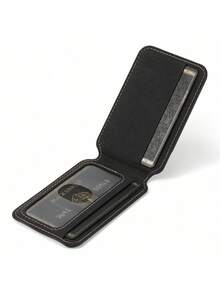 Suteni 2-In-1 PU Leather Detachable Wallet Phone Case With Card Slot, Compatible With MagSafe Wireless Charging Compatible With IPhone 17 Pro Max, 17 Air, 16, 15 Plus, 14, 13, 12, 11, Galaxy S25 Ultra, S24, S23, S22, Note 20, Pixel 10 Pro XL, 9, 8A, 7 Waterproof Shockproof Anti-Fall Scratch Resistant - Lychee black - View 7