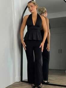 Bethéva 万圣节女式露背吊带黑色娃娃背心 - 彩色 - 查看 5