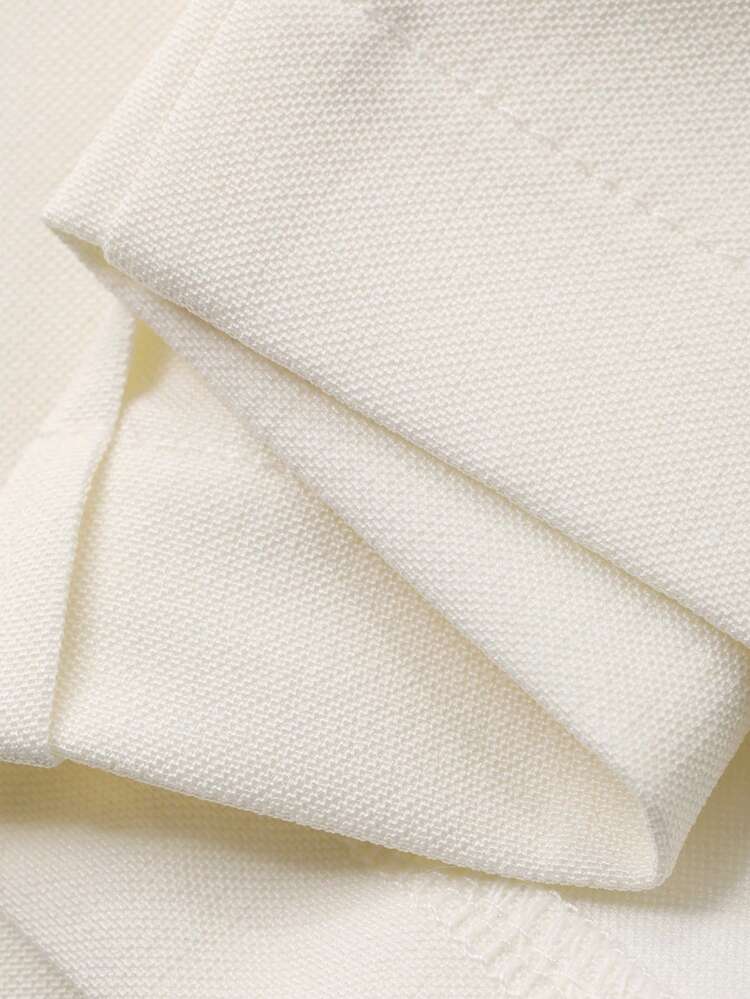 Women's Elegant Faux Pocket Blazer Jacket And Flared Pants Suit, Spring/Summer