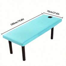 1pc Massage Table Sheet, Massage Bed Cover With Face Hole, Fitted Sheet Massage Table Cover, Perfect For Beauty Salons - Multicolor - View 8