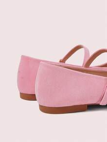 CUCCOO DOLLMOD Sepatu Flat Wanita Kasual Serbaguna untuk Perjalanan Sehari-hari, Cocok untuk Natal dan Musim Semi. - Merah Jambu. - View 10