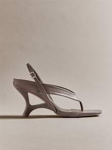 Hauture Women Strapped Everyday Chic Casual Elegant High Heeled Sandals - Mocha Brown - View 1