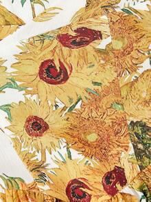 SHEIN MOD Women's Elegant Floral Print Dress, Summer - Multicolor - View 6