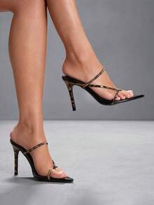 CUCCOO SZL Giày sandal gót nhọn thời trang nữ - Nhiều màu - Xem 1