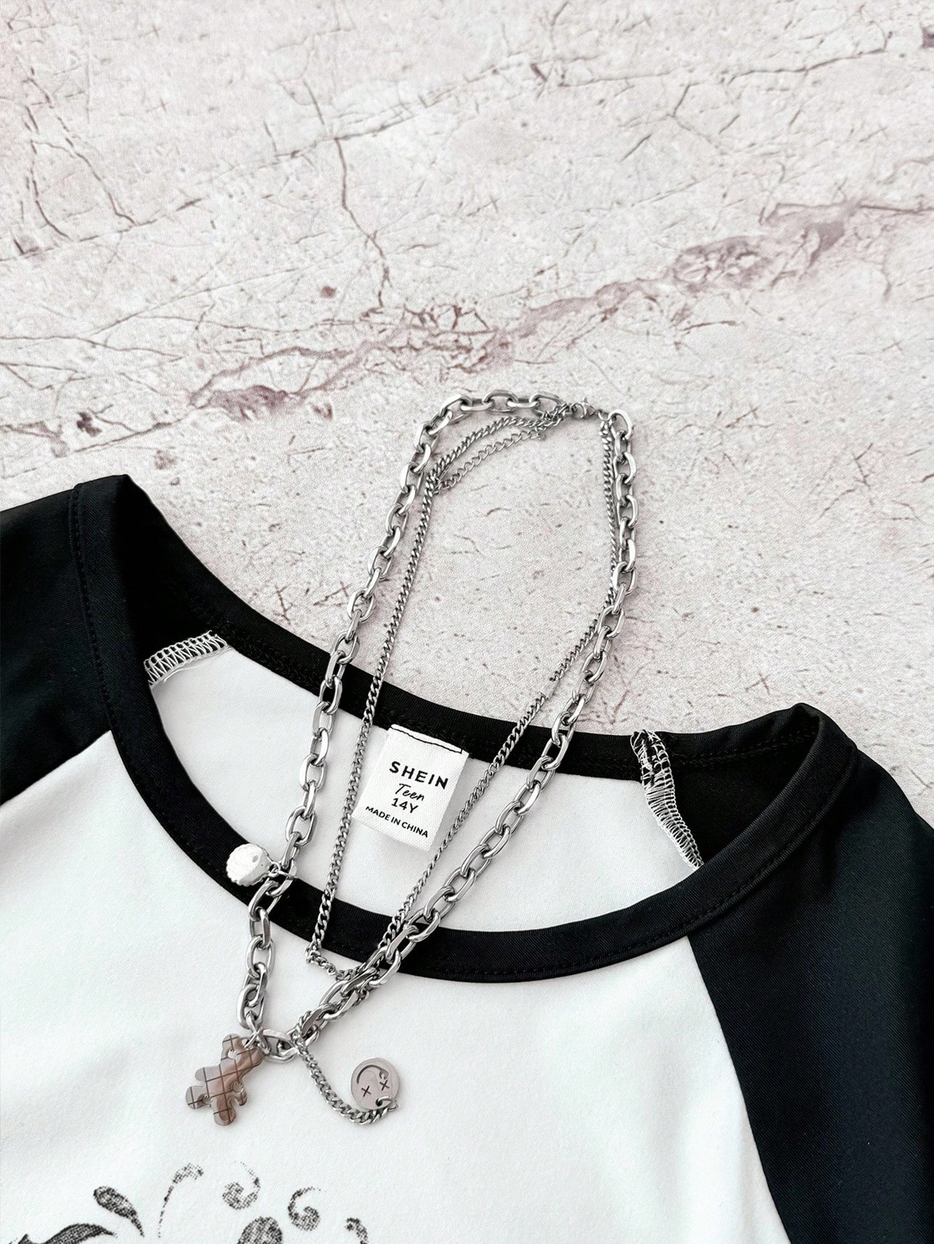 تي شيرت كاجوال للفتيات المراهقات بأكمام راجلان ضيق...