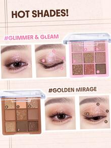 SHEGLAM Coffee Shop 9色眼影盤 品牌 美容 化妝 化妝品 適合女性與女孩 完美搭配夏季春季 Y2K 時尚 流行 生日 母親節禮物 假期 派對準備就緒 最佳顏色 - Coffee Shop - 查看 7