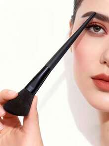 13Pcs Makeup Brush Set With 1 Puff & 1 Sponge - Foundation Eyeshadow Concealer Blush Powder Brushes, Full Beauty Tool Kit For Women - Black - View 2