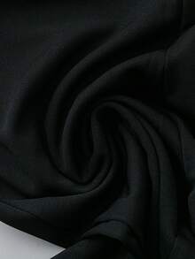 Olithes Solid Flare Leg Pants Fall Cloth For Women - Black - View 6