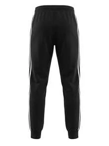 Adidas Essentials Men's 3-Stripes Pants Black - Black - View 2