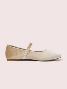 CUCCOO DOLLMOD Sepatu Flat Wanita Kasual Serbaguna untuk Perjalanan Sehari-hari, Cocok untuk Natal dan Musim Semi. - Krem. - View 9