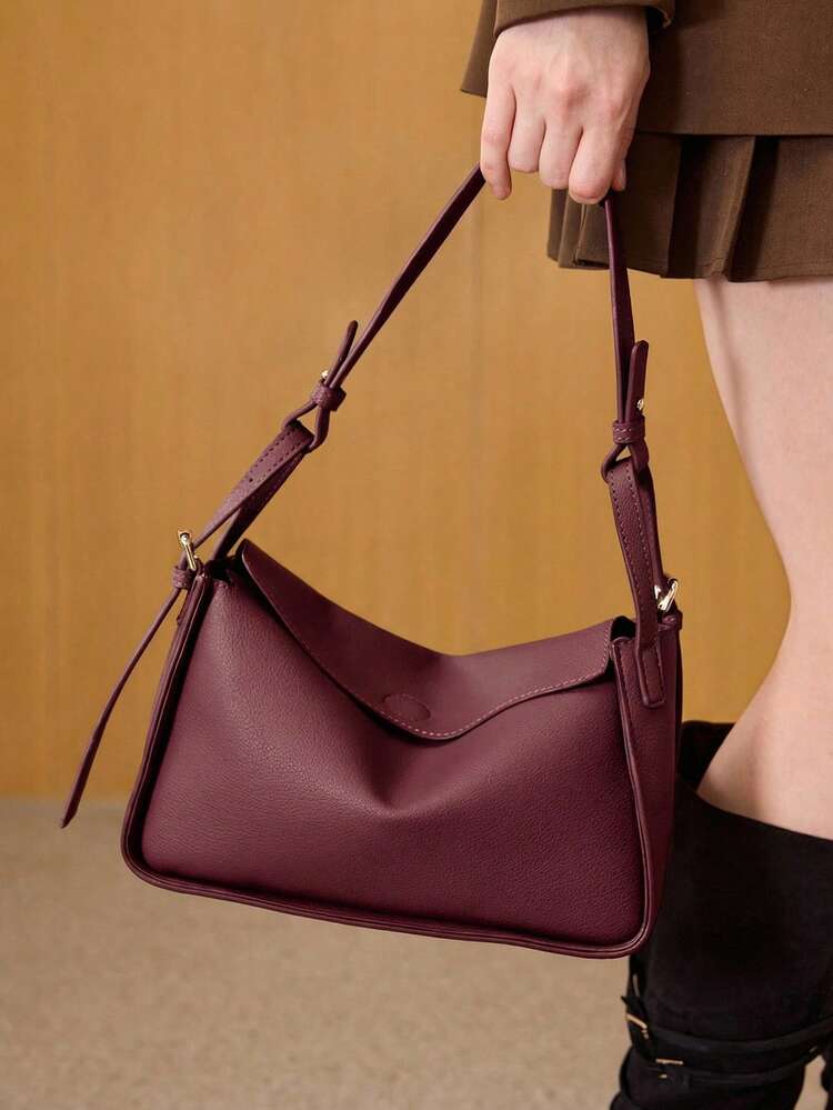 WOMEN'S SHOULDER BAG, EXQUISITE AND MINIMALIST COMMUTER HANDBAG