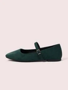 CUCCOO DOLLMOD Sepatu Flat Wanita Kasual Serbaguna untuk Perjalanan Sehari-hari, Cocok untuk Natal dan Musim Semi. - Hijau. - View 8