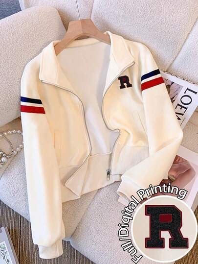 Resyla 女士修身立领插肩袖开衫