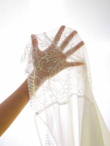 2pcs Sexy Chiffon Camisole Dress & Robe Sleepwear Set For Women - White - View 8