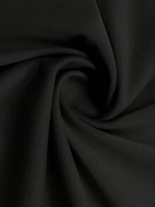 GENIUS ODE Camiseta de manga corta de cuello redondo con estampado de letras de dibujos animados, casual y versátil para uso diario - Negro - Ver 5